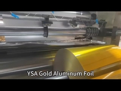 8011 طلاء ألومنيوم ورق طعام الدرجة 35 ميكرون ألومنيوم ورق في لفة جامبو ألومنيوم ورق لفة