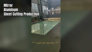 ورقة مرآة الألومنيوم العاكسة