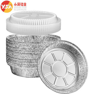 7 Inch Foil Pans With Lids Round Foil Trays Pizza Pie Pan With Clear Lid