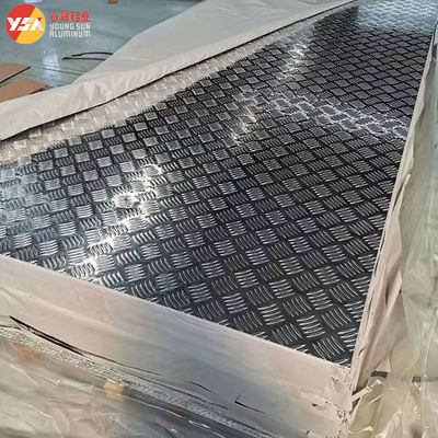 0.8mm Aluminum Checkered Plate 3003 5052 5754 Embossed Aluminium Diamond Sheet