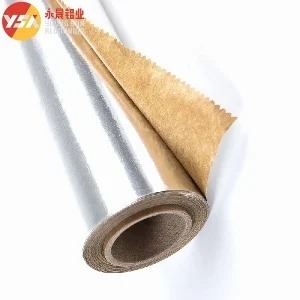 8011 Aluminum foil laminated kraft paper for packaging moisture-proof heat-insulating and tear-resistant suitable for food packaging