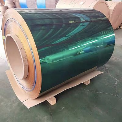 0.2mm 8mm Color Aluminum Coil Roll Mirror Gutter High Tensile Slit Roll