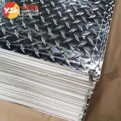 Custom 4 X 8 Aluminum Checker Plate 1.5mm 5754 5083 3003 Embossing Aluminum Diamond Plate Sheet Roll