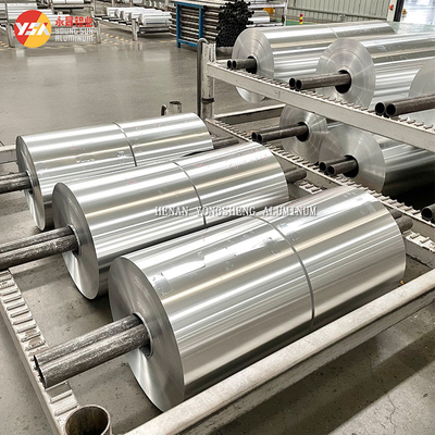 Household Aluminum Foil 40 Microns 12 Microns Aluminum Jumbo Roll Food Packaging 8011 Aluminum Foil Roll Sheet