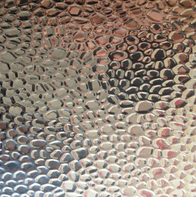 قشرة برتقالية البطاطس المطرقة الحجر الحجري المرآة المنعكسة أوراق الألومنيوم