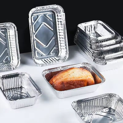 مقلاة صغيرة من ورق 130mm*100mm*42mm 230ml مقلاة صغيرة مع غطاء