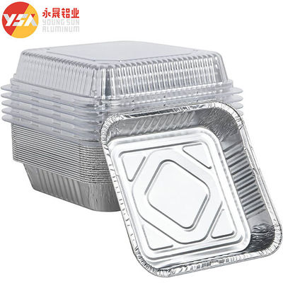 8x8 وعاء الخبز مربع وعاء الألومنيوم وعاء الكعك 8x8 بوصة الخبز