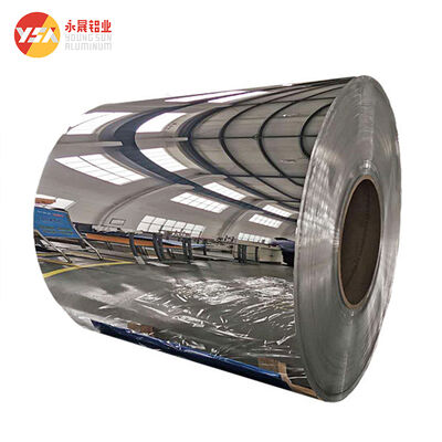 لفة صفيحة الألومنيوم الصديقة للبيئة المرآة 1050 3003 0.3-3mm 85-95% انعكاس لوحة الزخرفة