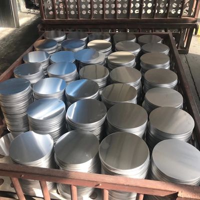 H14 Aluminum Round Disc 1050 1060 1100 Circle Sheet Pot Custom Size High Flatness Burr Free Edge Food Grade