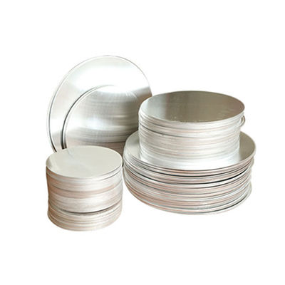شفرة 80mm 1100 3003 الألومنيوم الصفيحة المستديرة القرص القرص أدوات طبخ مخصصة قطر مرتفع مسطحية حافة خالية من الحافة الصف الغذائي